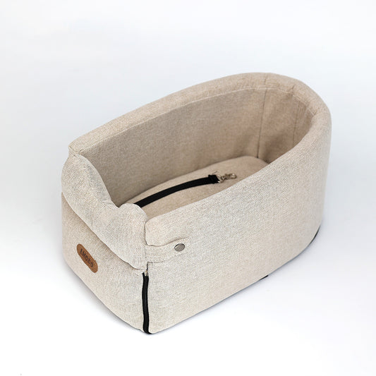Portable Dog Car Seat – Cozy & Secure Travel Bed